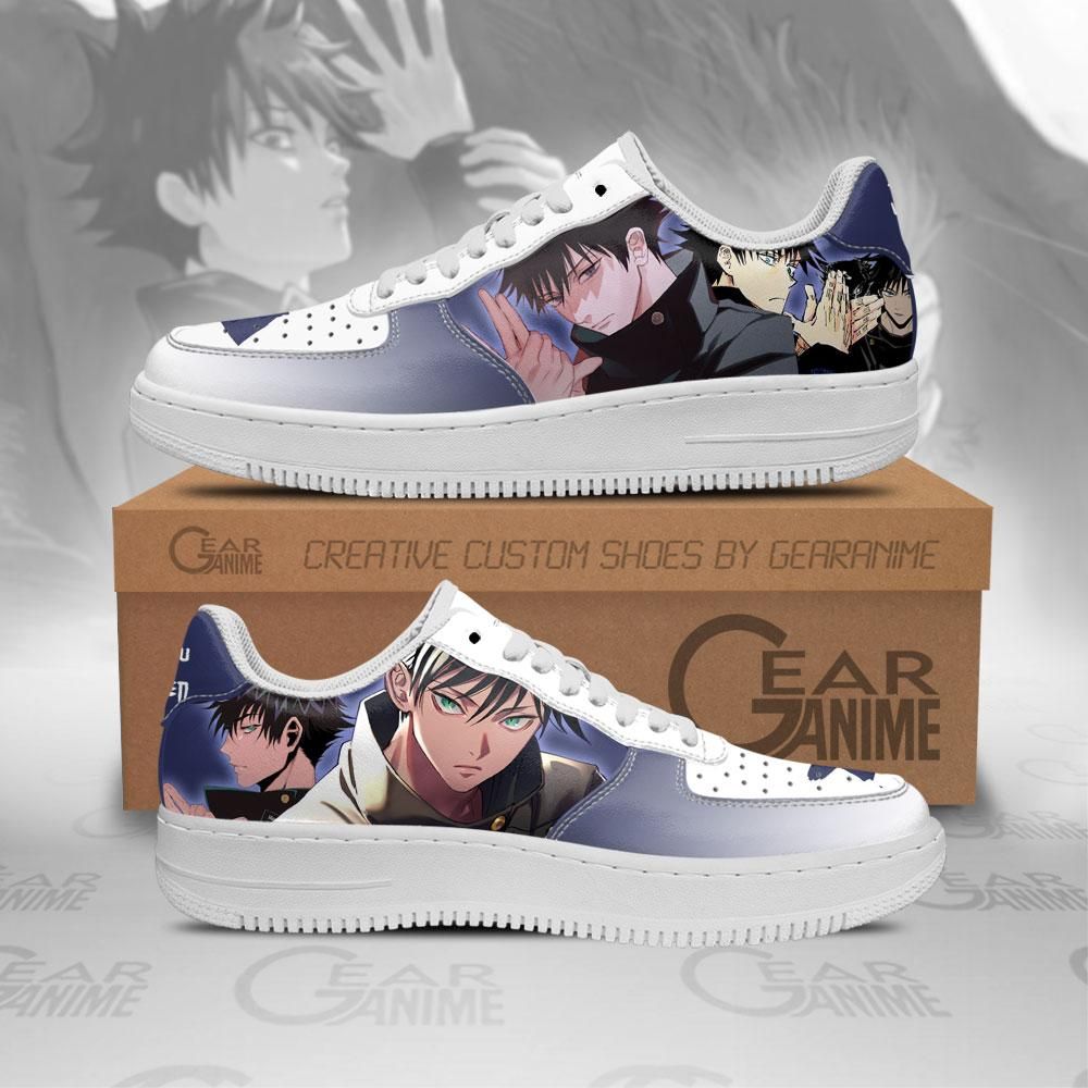 Jujutsu Kaisen Fushiguro Megumi Air Force Shoes Sneakers Custom Anime