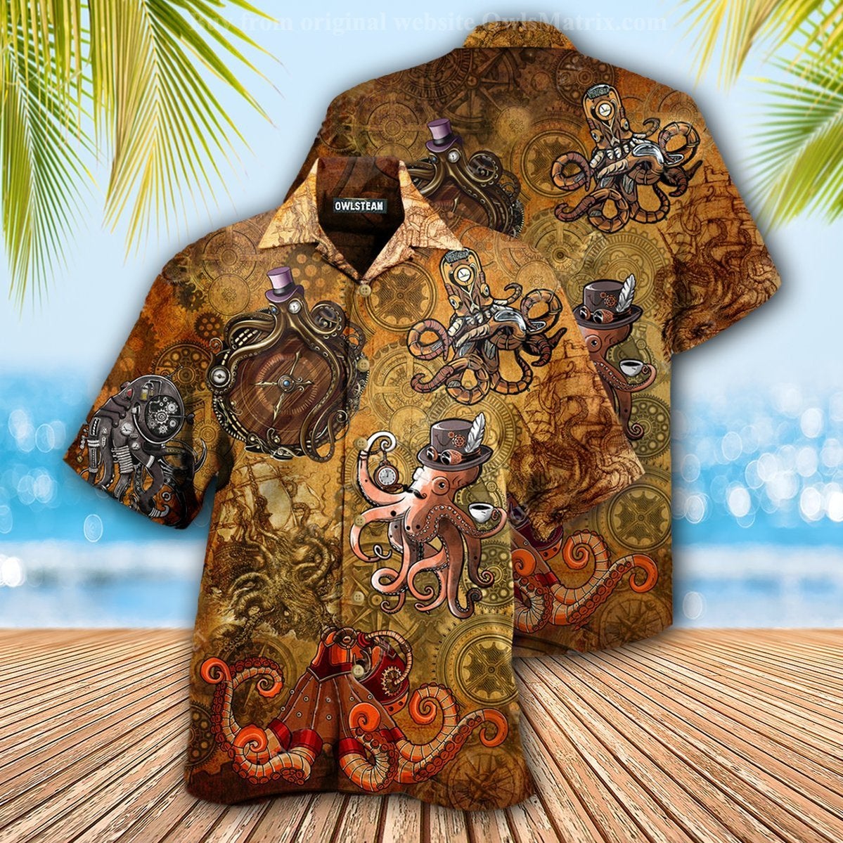 Octopus Steampunk Edition Hawaii Shirt For Men Women Adult Ha73199