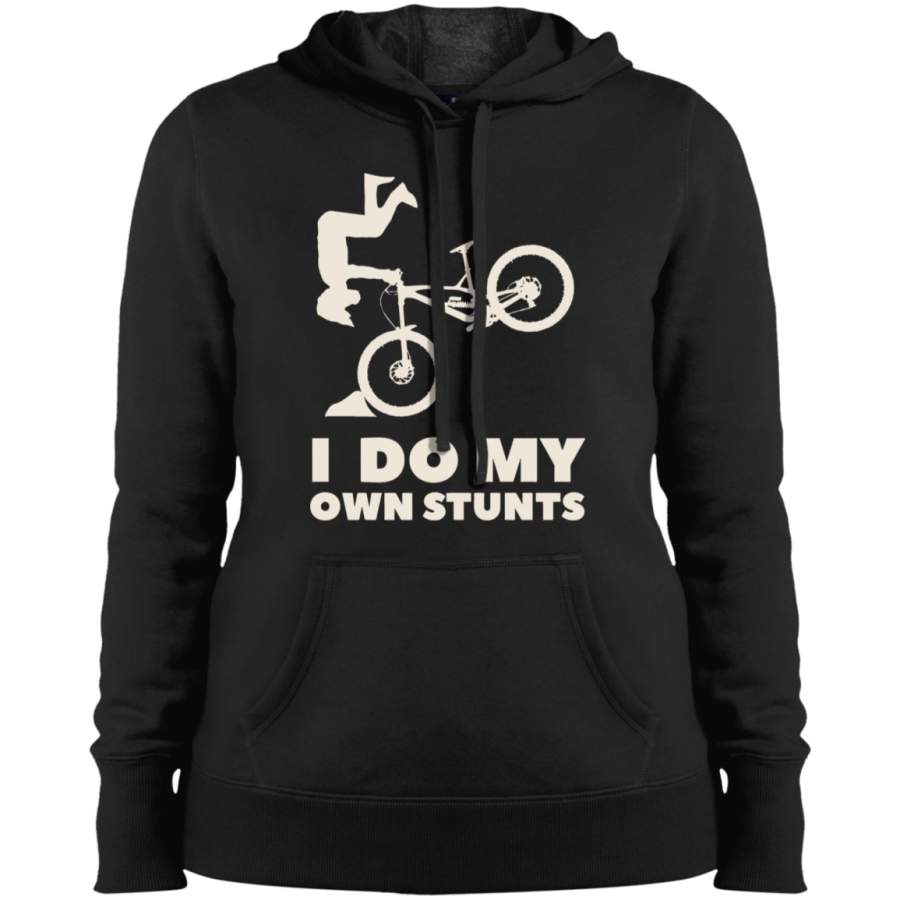 AGR I do my own stunts! MTB Shirt Ladies’ Pullover Hooded Sweatshirt