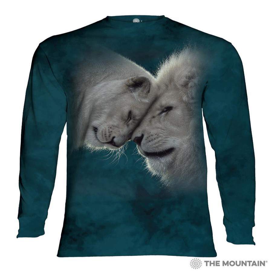 White Lions Love Long Sleeved T-Shirt