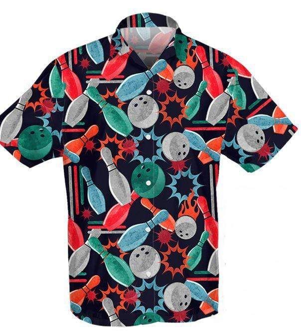 Shop From 1000 Unique Amazing Bowling Ball And Pin Hawaii Aloha Shirts Ha89244