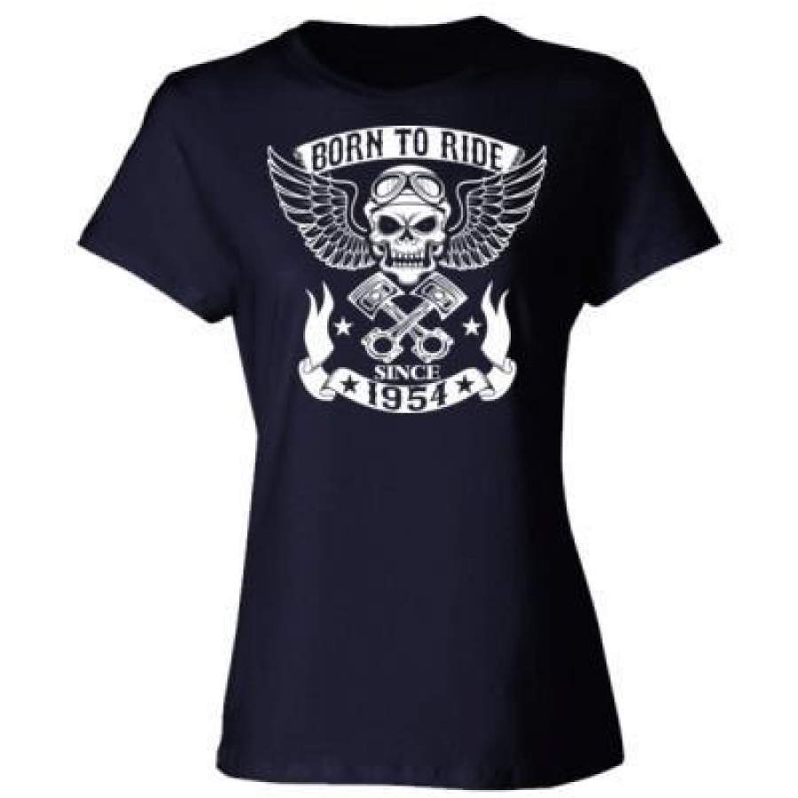 AGR Born To Ride Since 1954 – Ladies’ Cotton T-Shirt