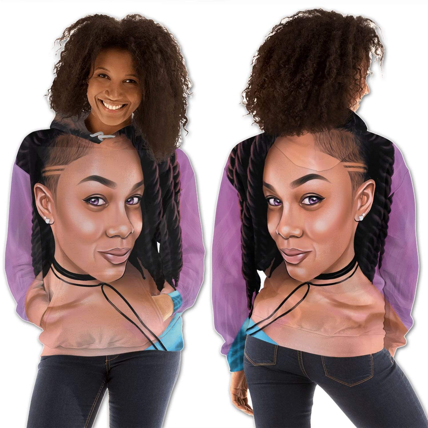 African American Hoodies Beautiful African American Female African American Apparel