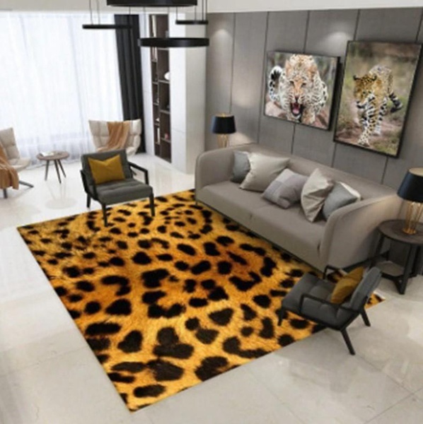 Beautiful Tiger Fur Area Rug Home Decor