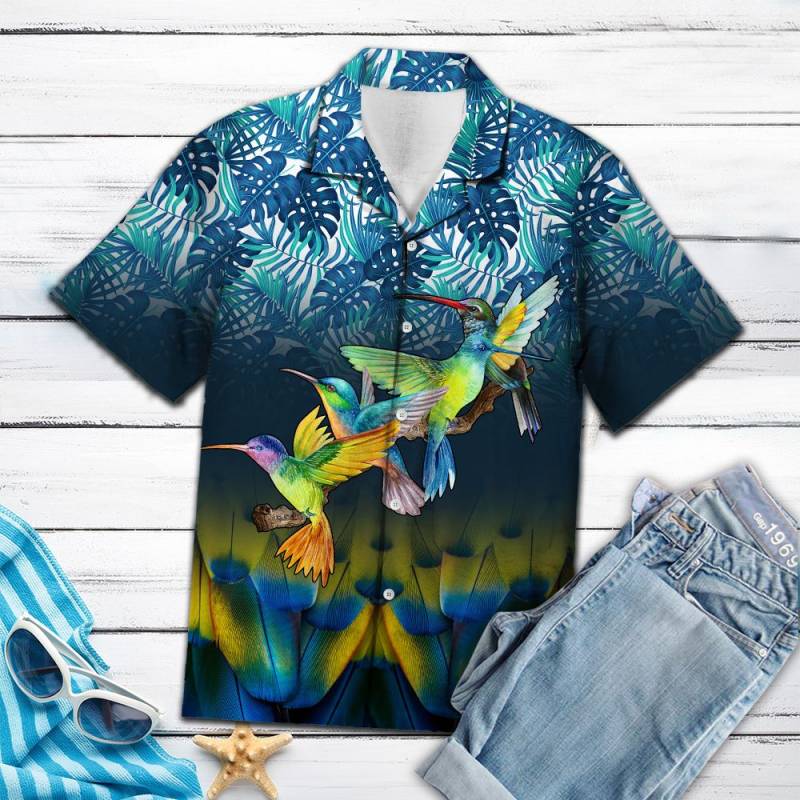 Hummingbird Forest Hawaii Shirt Ha61417