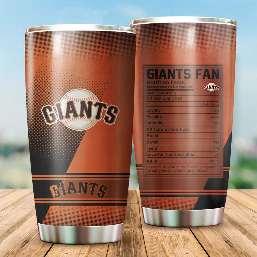 San Francisco Giants  Printed Stainless Steel Insulated Tumbler Cup