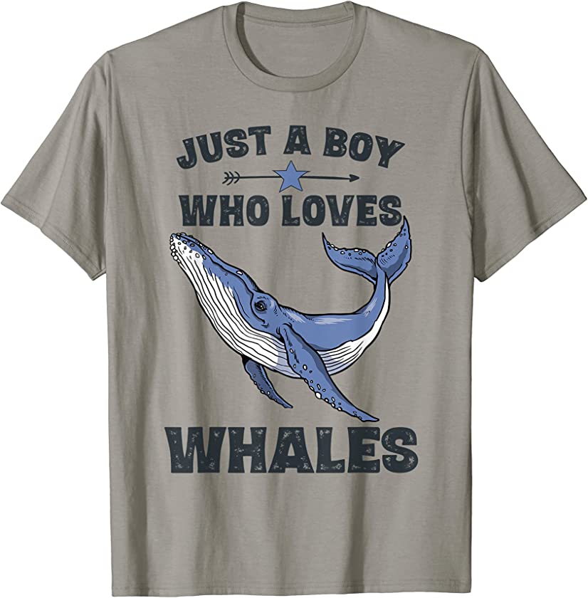 Funny Whale Shirt Gifts for Boys Whales Lover Shirts T-Shirt