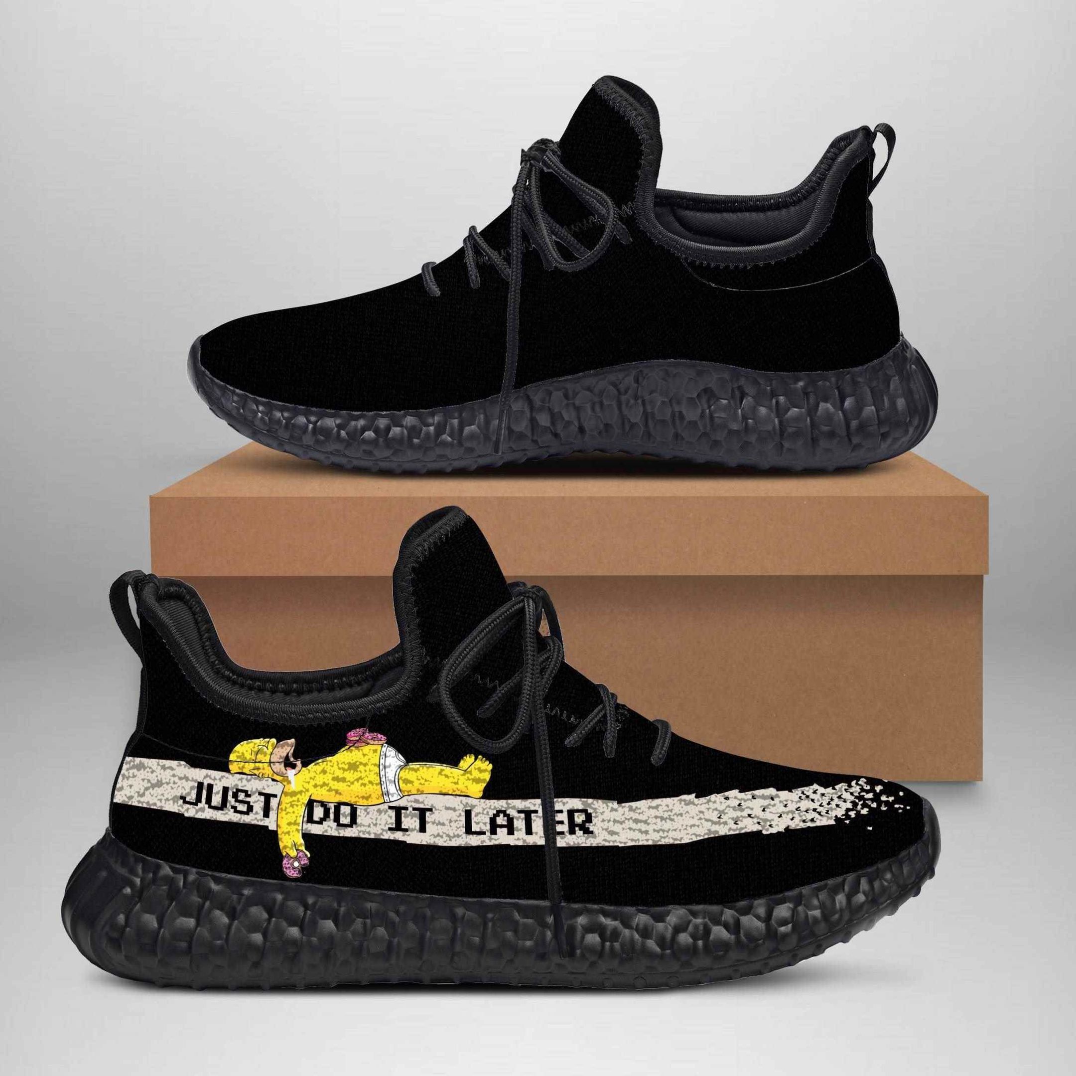 Tired Homer Simpson Just Do It Later Yeezy Boost