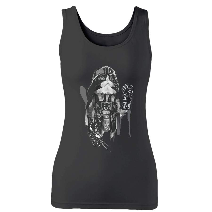 Cat Vader Kitten Darth Vader Woman’s Tank Top