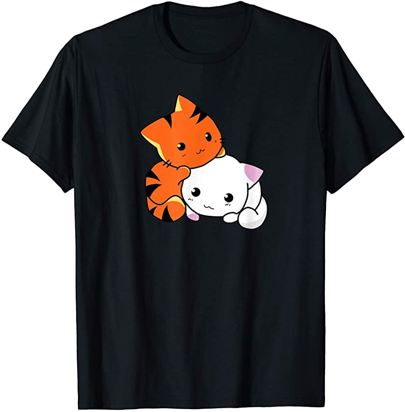 Cat vs Tiger Kawaii T-Shirt