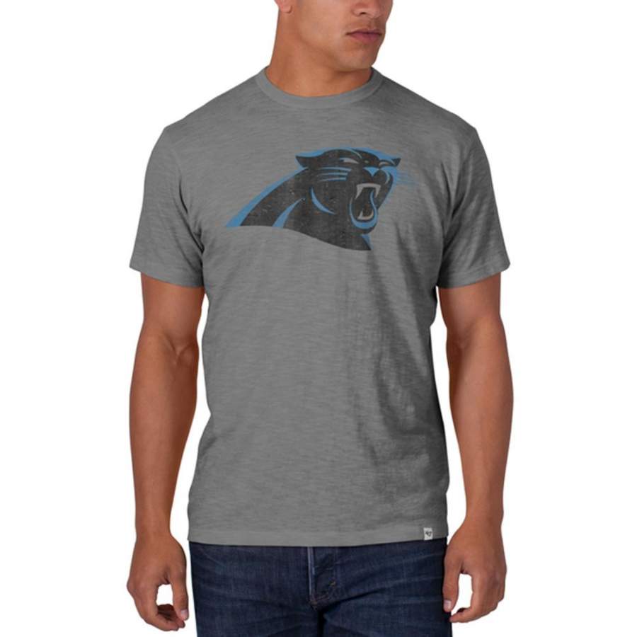 Carolina Panthers – Logo Scrum Premium Grey T-Shirt