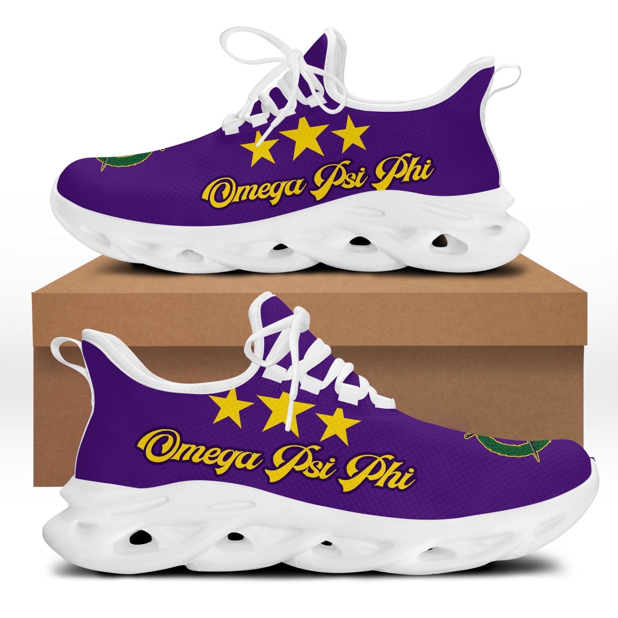 Fraternity Footwear – Omega Psi Phi Clunky Sneakers