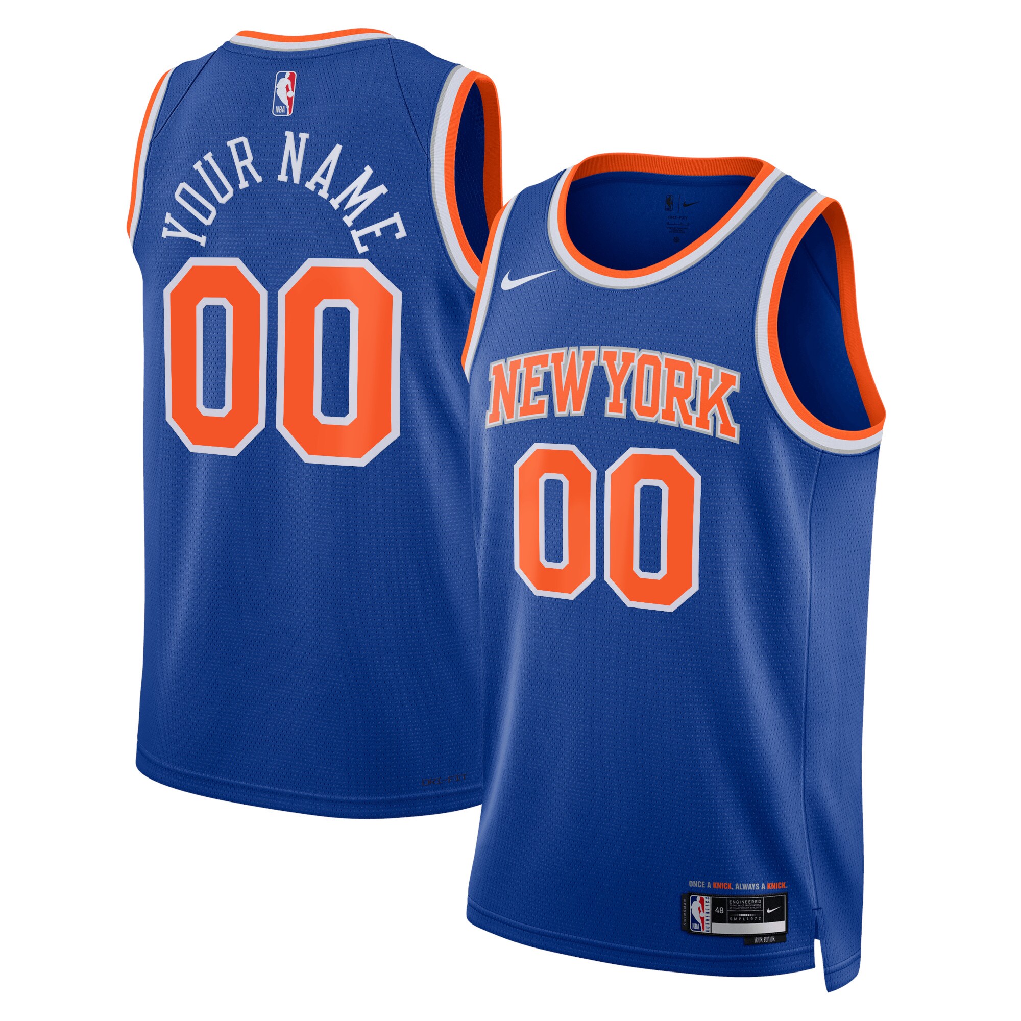 New York Knicks Icon Swingman Jersey – Custom – Unisex