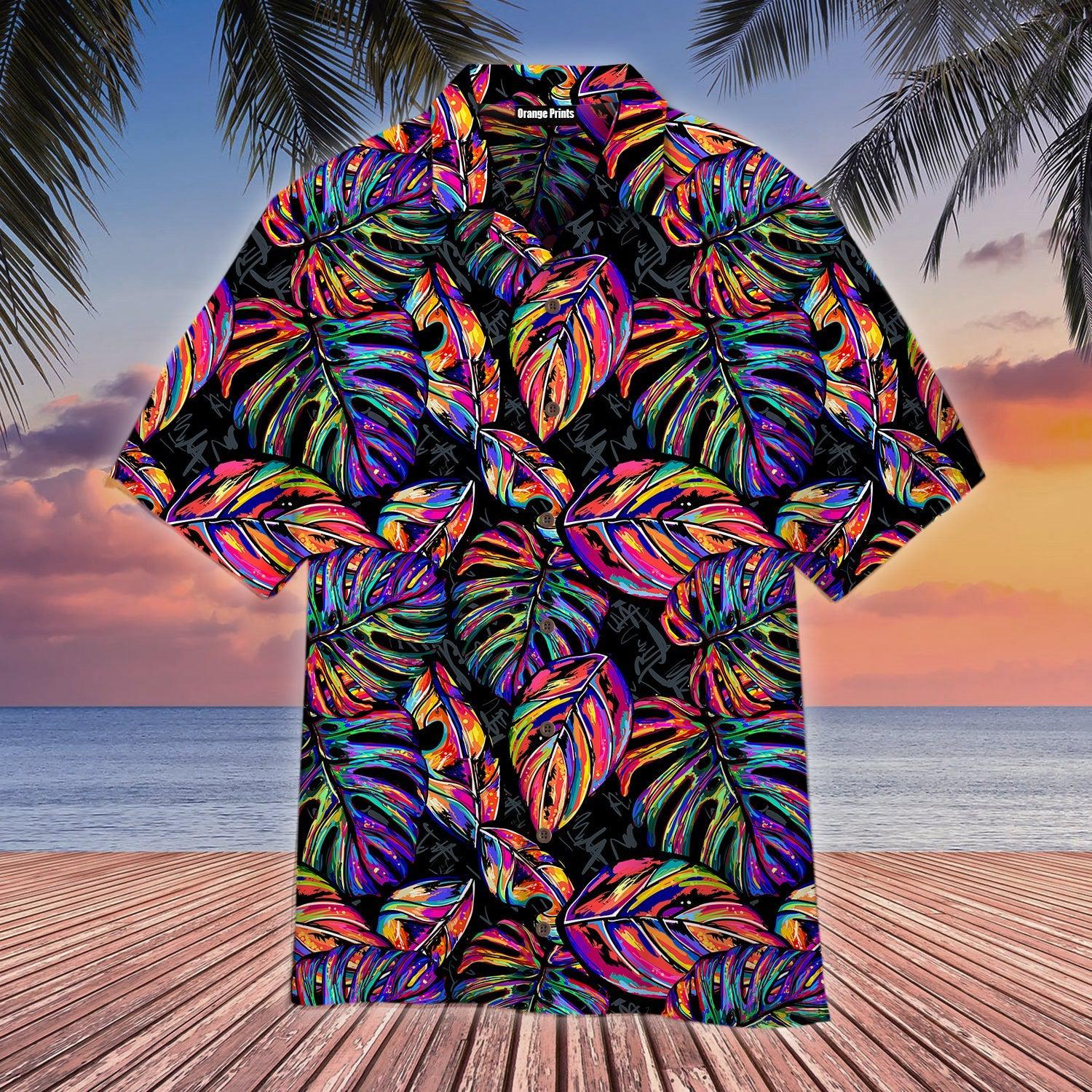 Awesome Multicolor Tropical Seamless Aloha Hawaii Shirts For Men Women Ha32888