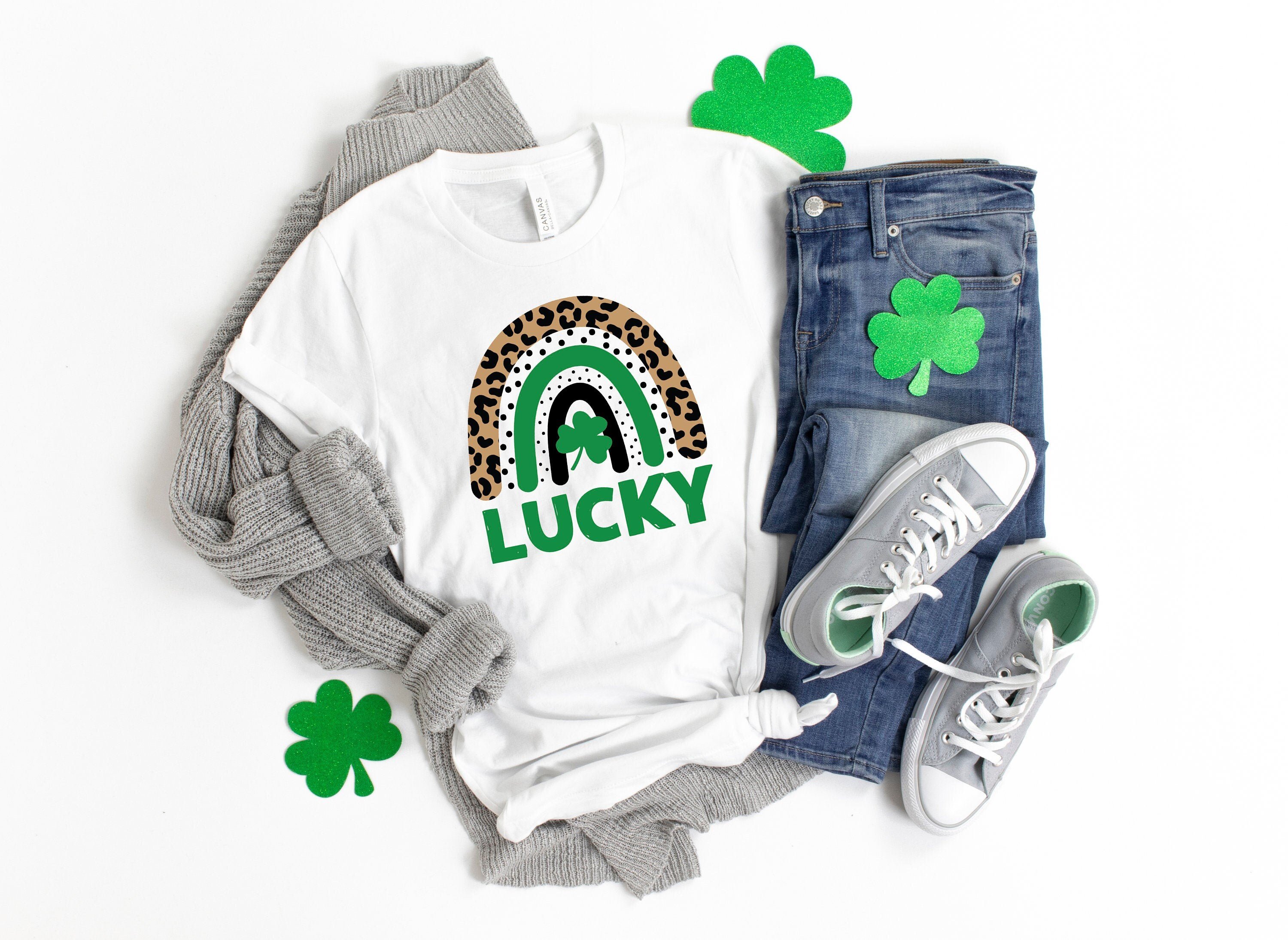 Shamrock Shirt,St Patricks Day Shirt,Lucky Shirt,Rainbow Shirt,Lucky Me Shirt,Irish Shirt,Leopard Print Shirt,Kiss Me Shirt,St Patricks Tee