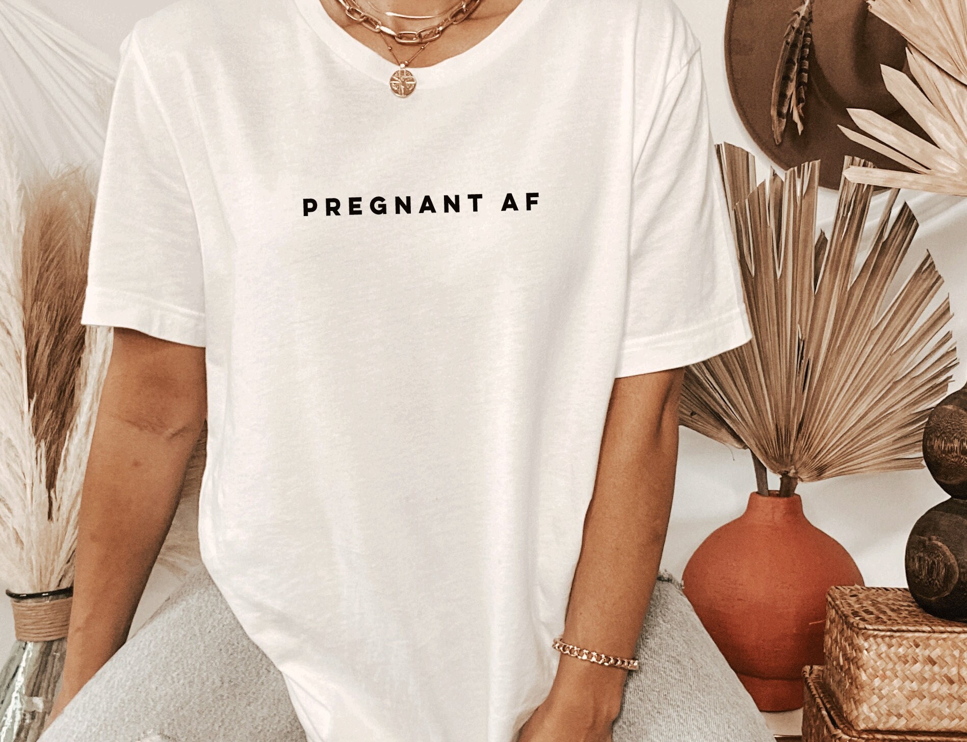 Pregnant AF Tshirts, Mothers Day tshirt ,Gift for Mom, Birthday Gift for Mom