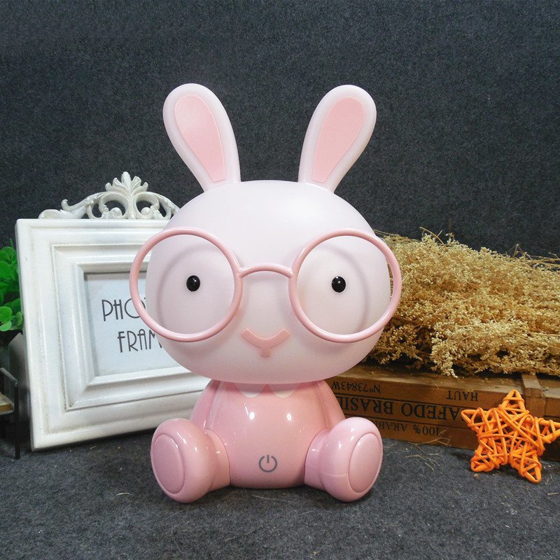 Cartoon Rabbit Lamp Cute Animal Led Children Baby Kids Room USB Led Night Lights Christmas Gift Bedside Decor Home Night Lamp alx