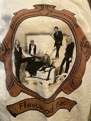 Unique Vintage 1997 Fleetwood Mac Reunion Tour Concert T Shirt~lrg~long Slv~fotl 5176