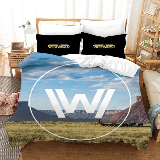 Westworld 5 Duvet Cover Pillowcase Home Decor 3D Bedding Set 5997