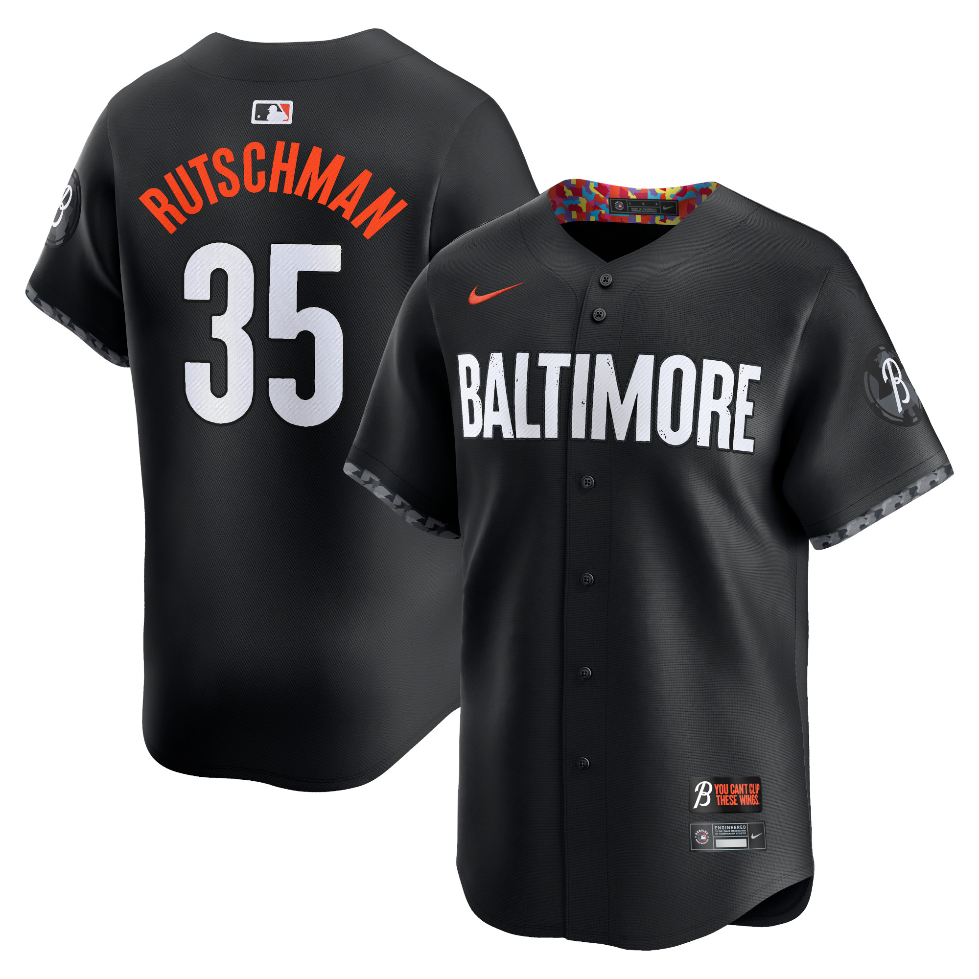 Adley Rutschman Baltimore Orioles City Connect Limited Player Jersey – Black