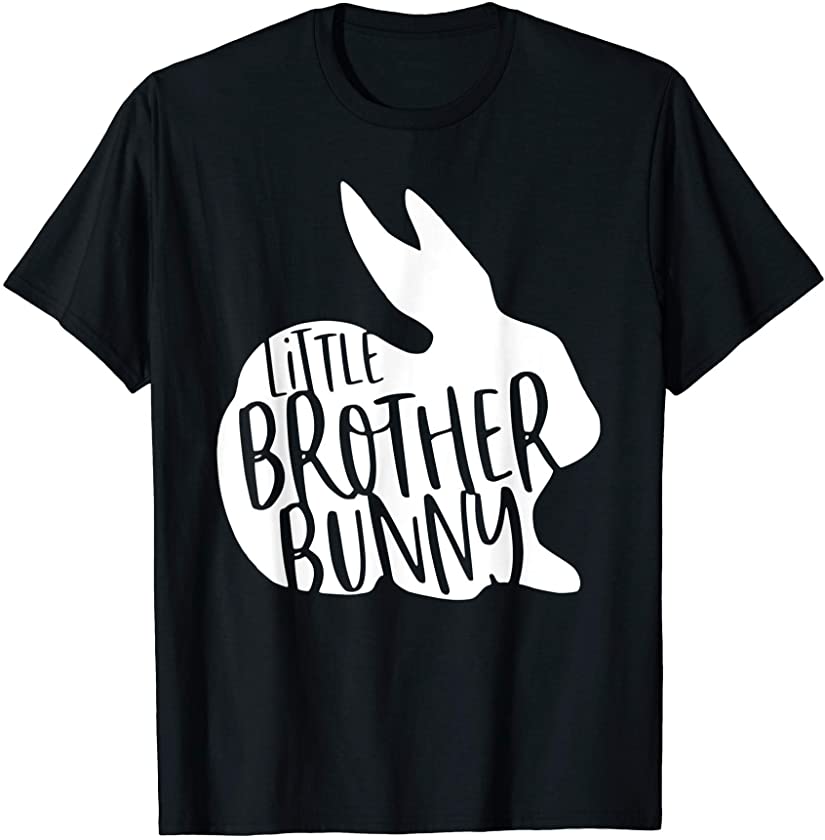 Little Brother Bunny Funny Easter Family Matching Boys T-Shirt