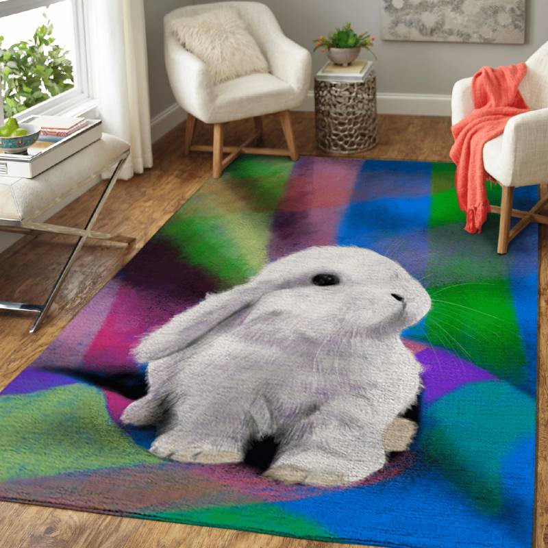 Sweet bunny – Animals Area Rug Carpet