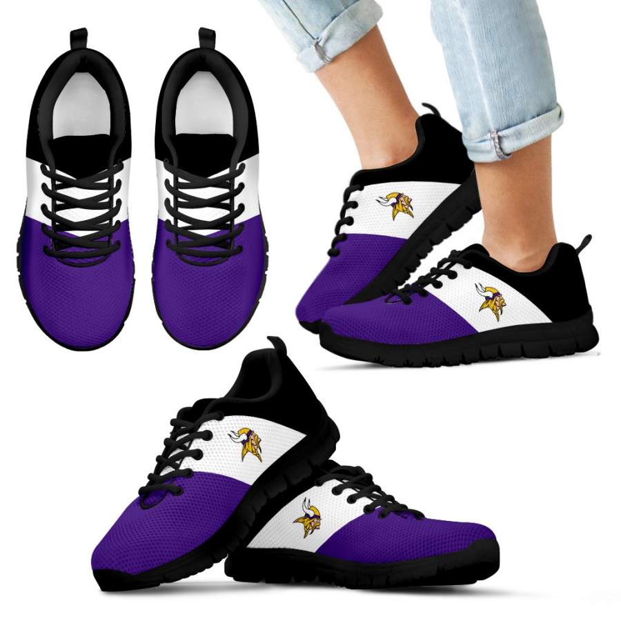 Separate Colours Section Superior Minnesota Vikings Sneakers