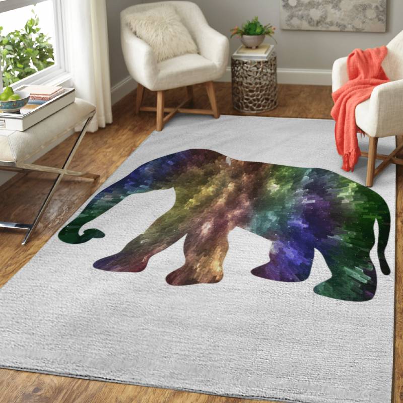 Space elephant – Animals And Birds Area Rug Carpet