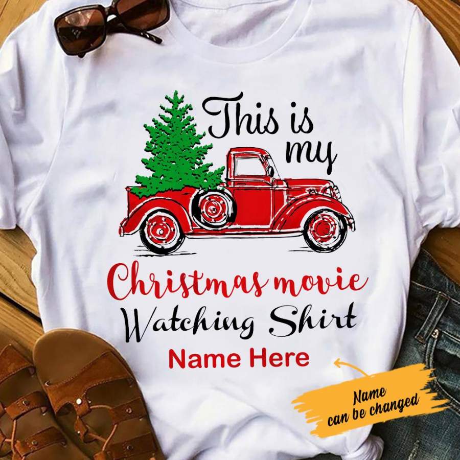 Personalized Christmas Movie Red Truck T Shirt NB62 81O57