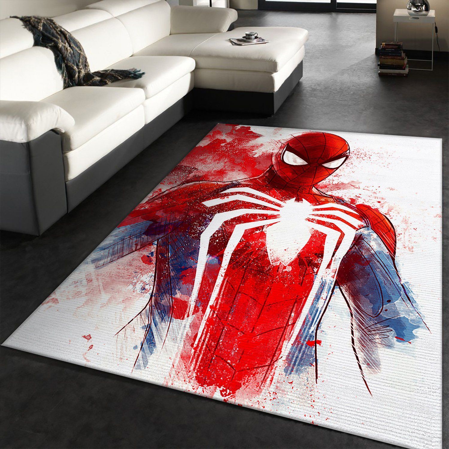 Spiderman Living Room Area Carpet Living Room Rugs FN301024 The US Decor