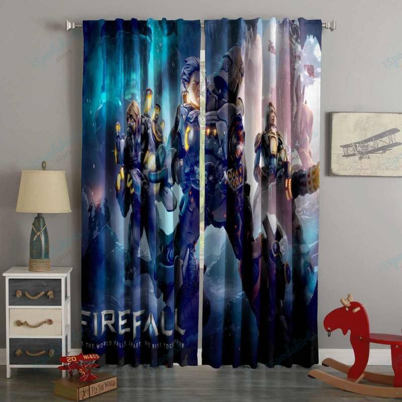 3D Printed Firefall Style Custom Living Room Curtains