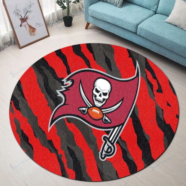 Tampa Bay Buccaneers Round Rug 47