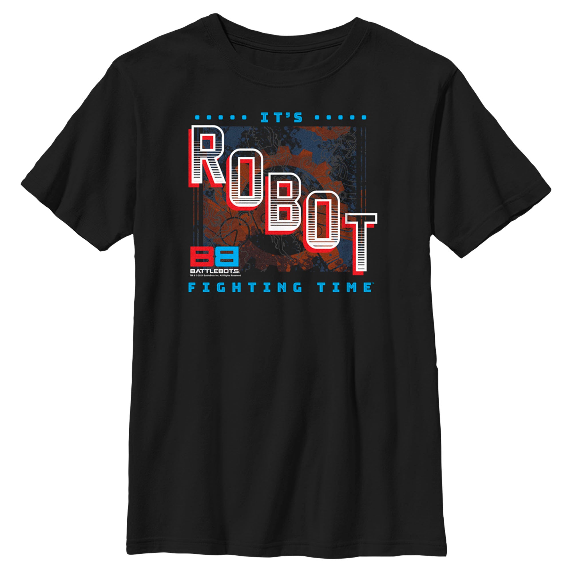 Boy’S Battlebots It’S Robot Fighting Time T-Shirt