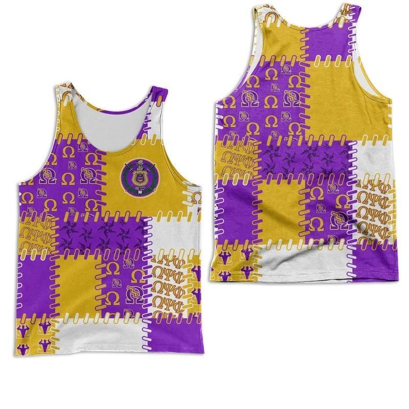 Wonderprint Tank Top Special Omega Psi Phi Men Tank Top