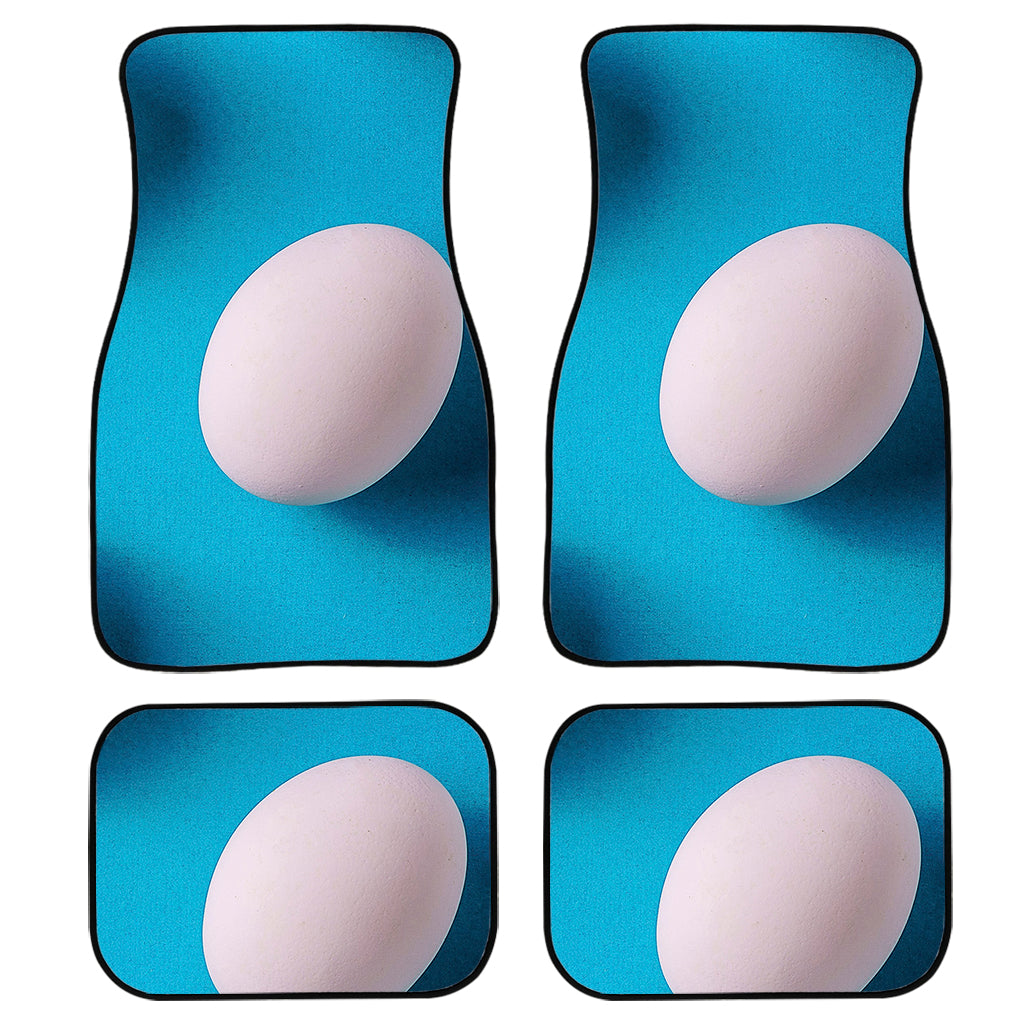 Eggs Pattern Print Front And Back Car Floor Mats, Front Car Mat