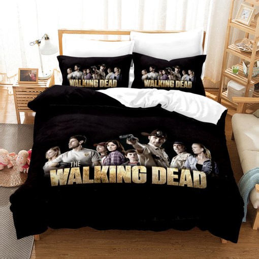 The Walking Dead 1 Duvet Cover Pillowcase Home Decor 3D Bedding Set 5791