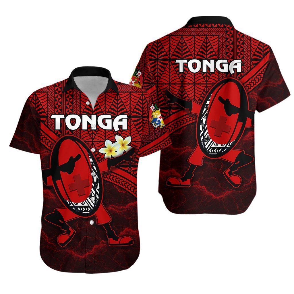 Tonga Rugby Hawaii Shirt Dab Trend Creative Ha50238