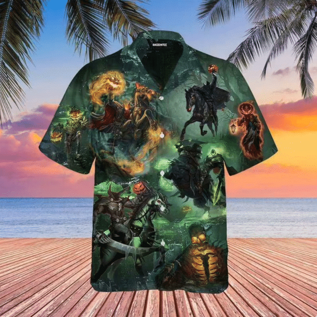 Amazing Strong Headless Horseman Halloween Hawaii Shirt Ha50568