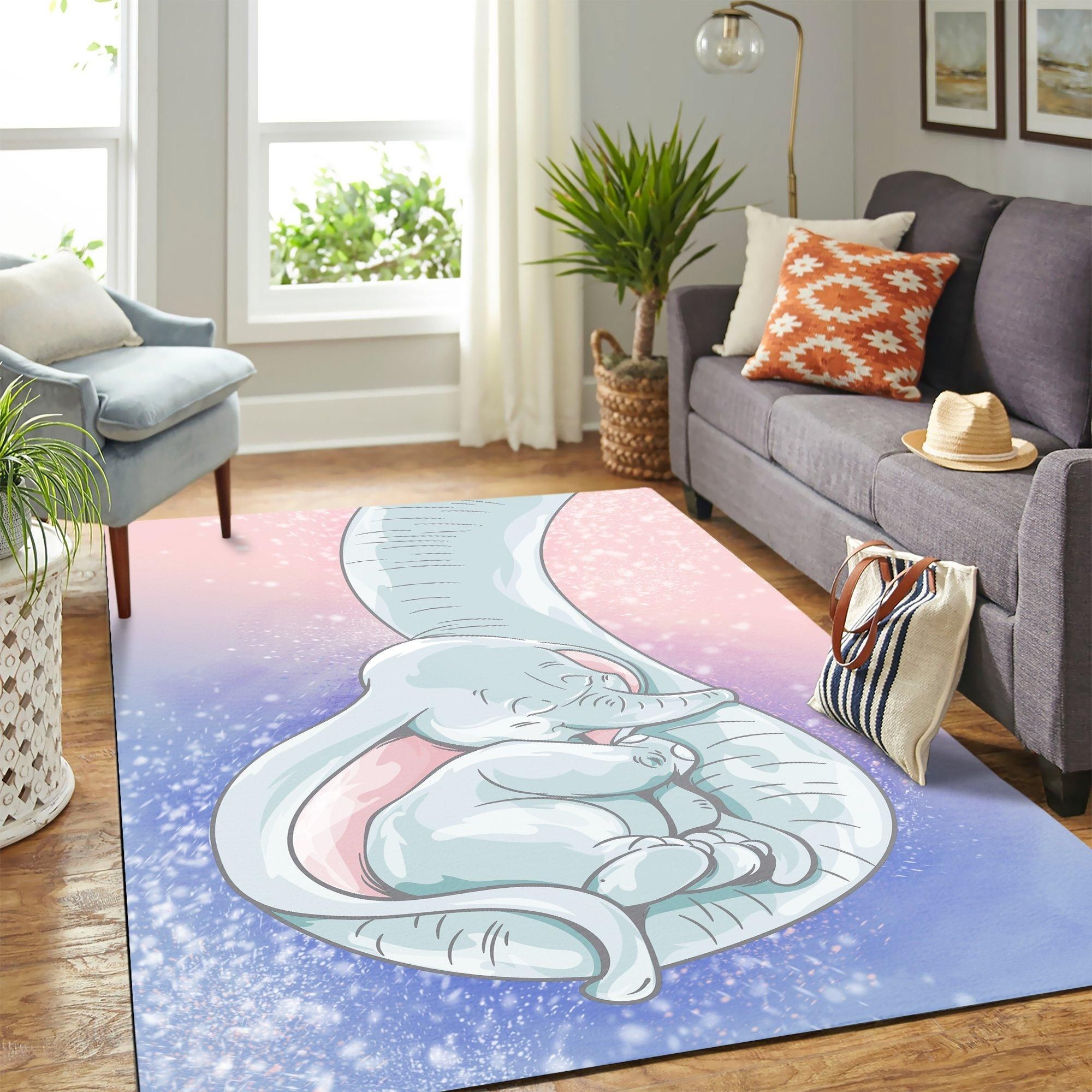 Elephant Area Rug Geeky Carpet – home decor – Bedroom Living Room decor