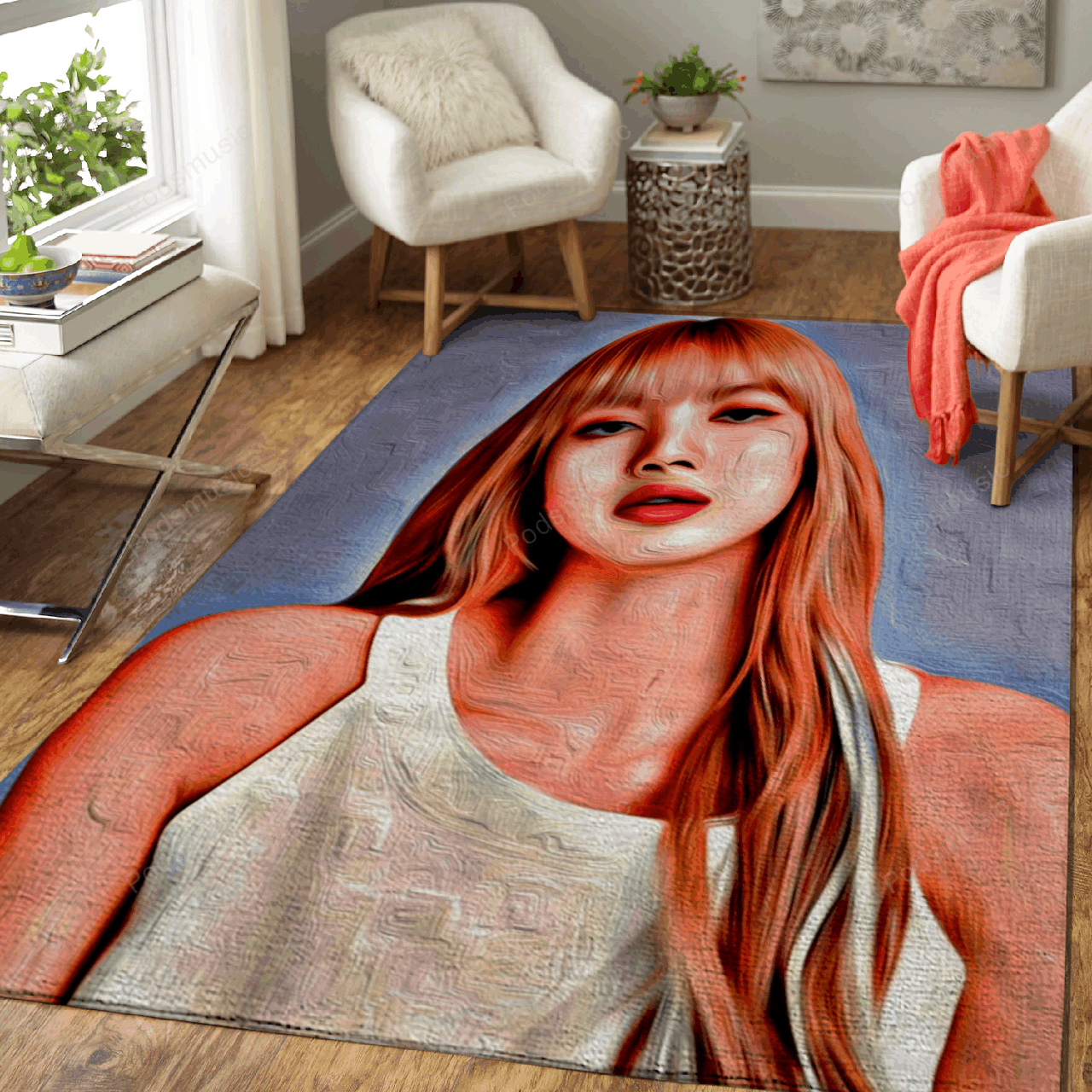 BLACKPINK LISA – Music Artist Art For Fans Area Rug Carpet