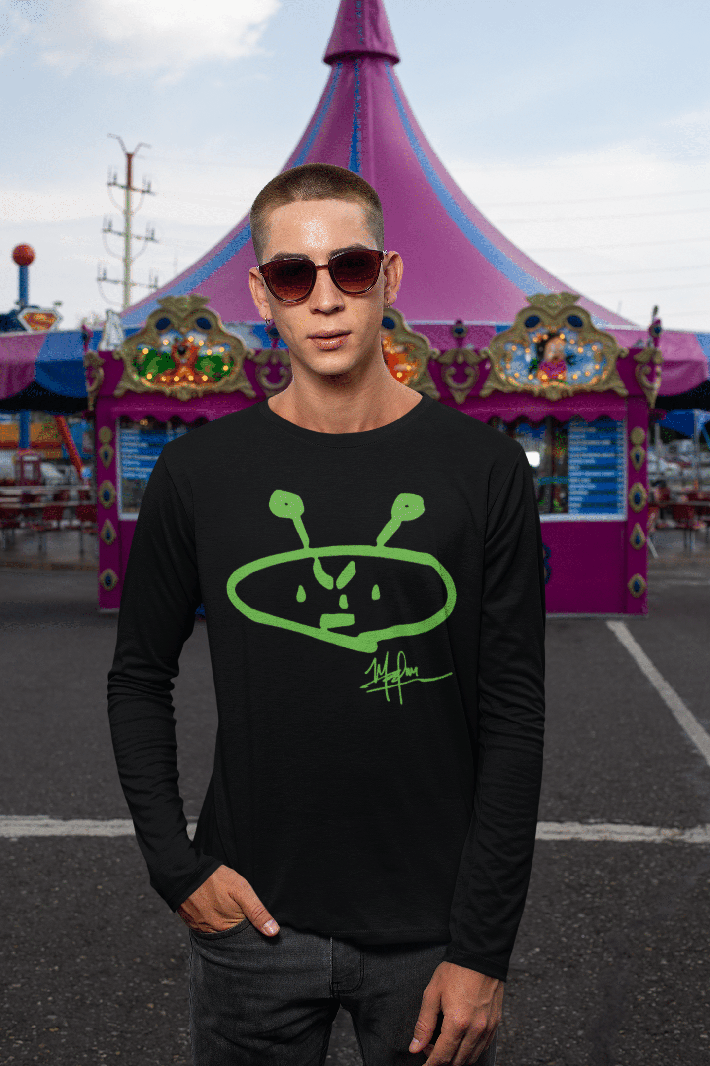 Alien Freak Wear Merch Classic Long Sleeve T-Shirt