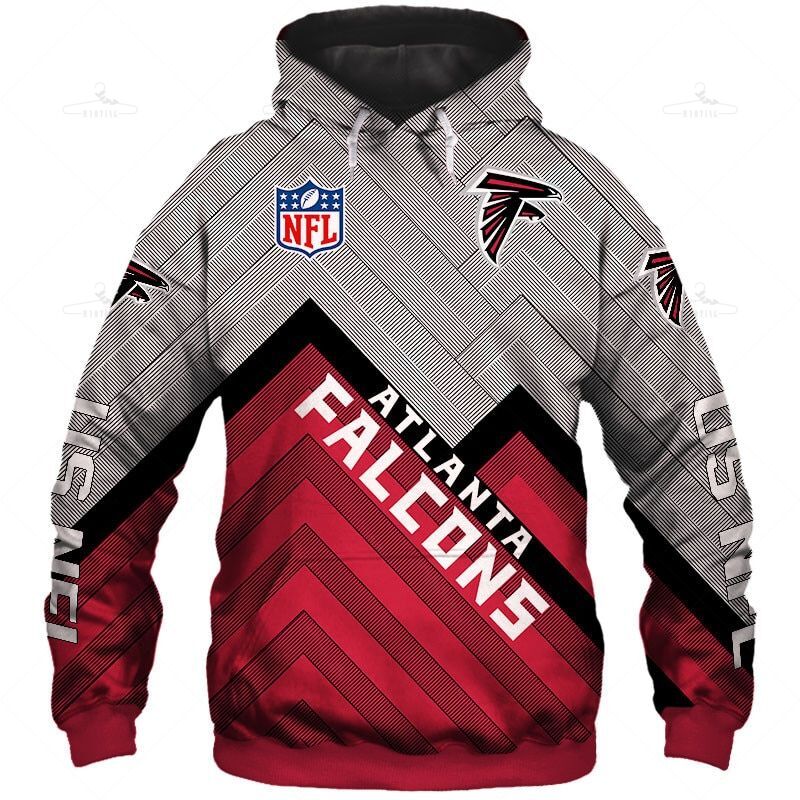 Atlanta Falcons Hoodie 3D  Long Sweatshirt Pullover Size S-5Xl