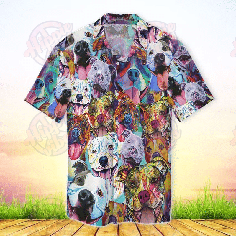 Life Is Better With A Pitbull Hawaiian Shirt Ha55252