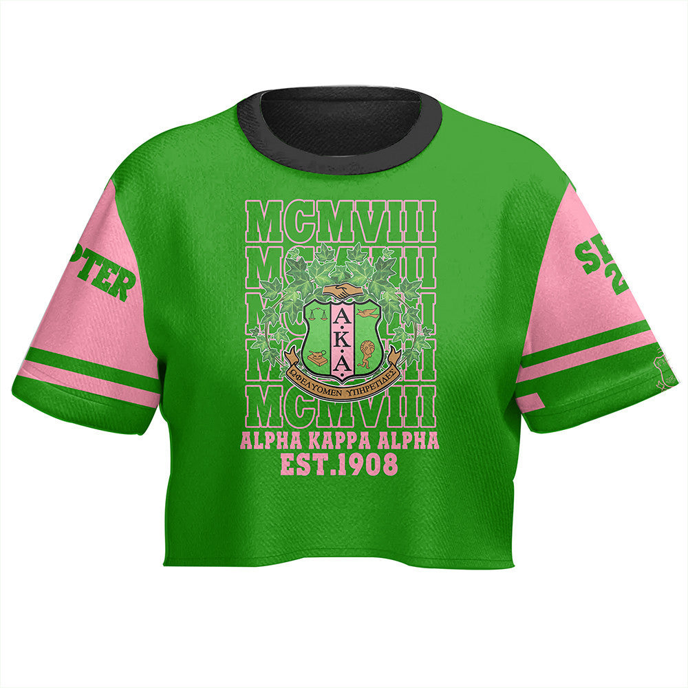 Wonder Print Shop T Shirt – Personalized Alpha Kappa Alpha Mcm Style Croptop T Shirt