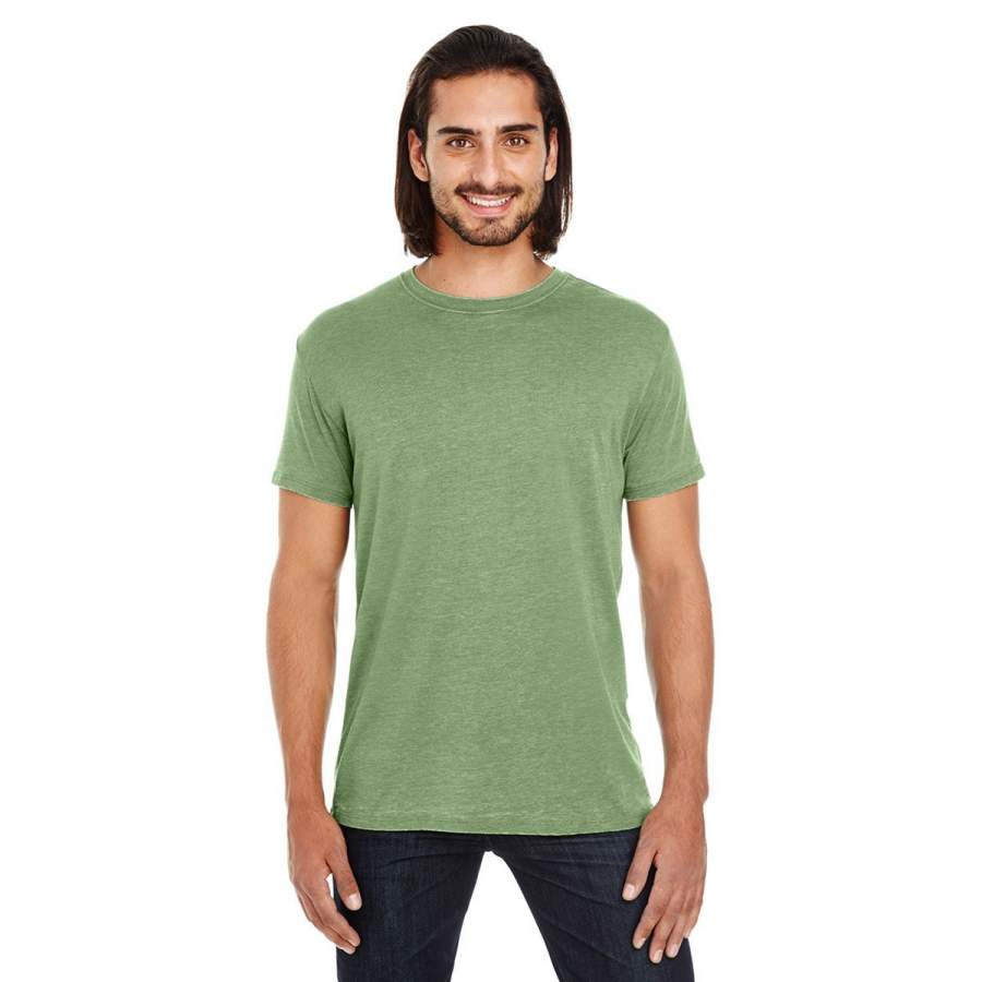 Threadfast Unisex Vintage Grass Dye Short-Sleeve T-Shirt