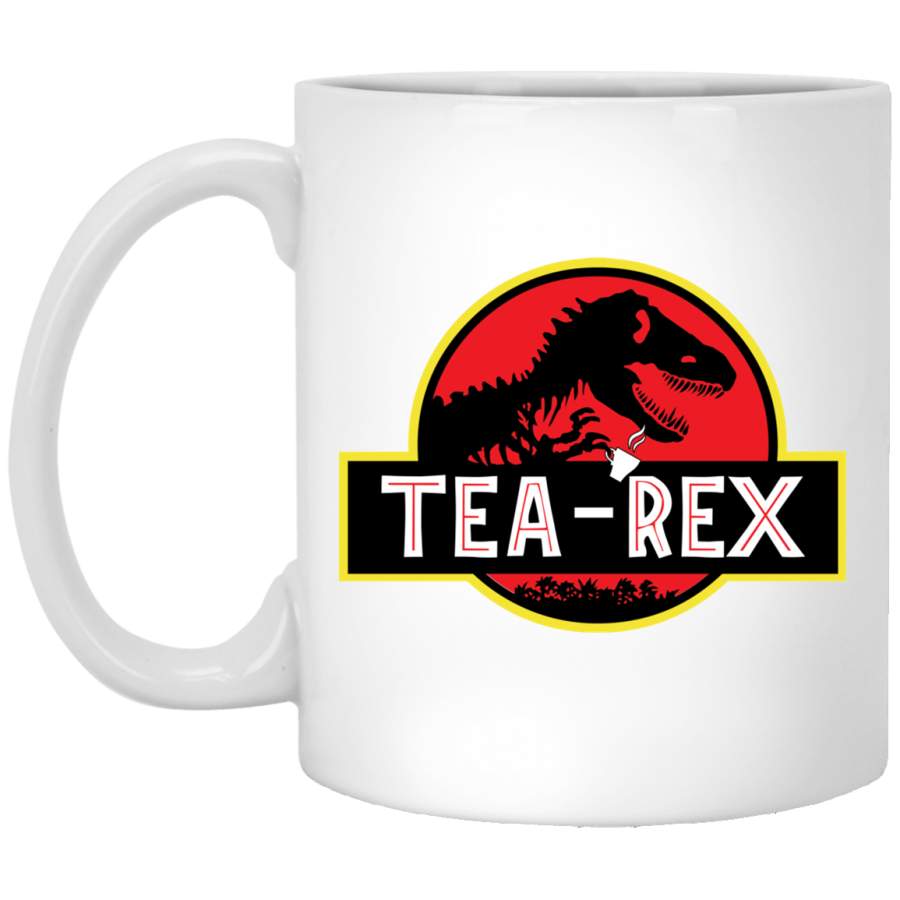 Tea Rex Jurassic Park T-rex Tea White Mug