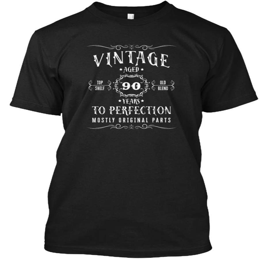 Vintage Aged 90 Years Birthday T-Shirt