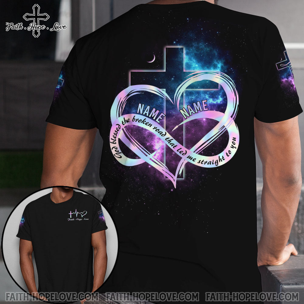 Personalized Couple Straight To You Infinity Heart All Over Print – Tlnh2610212Ki