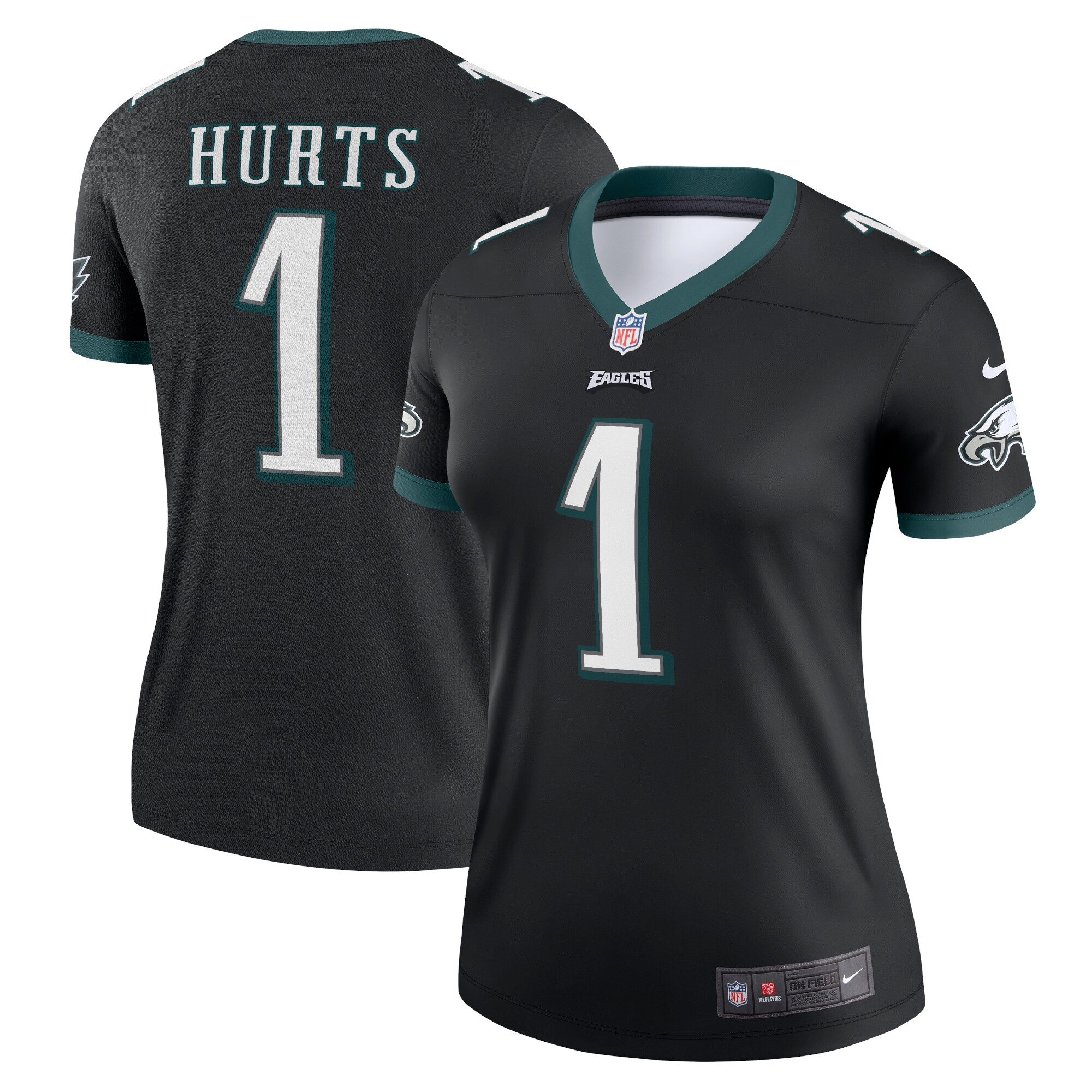 Jalen Hurts Philadelphia Eagles Women's Legend Jersey – Black