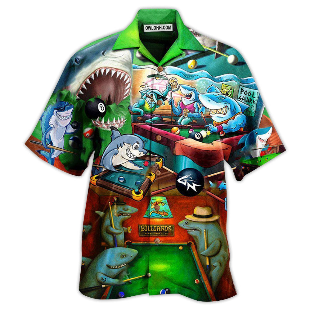 Shark Pool – Hawaiian Shirt  – Owl Ohh